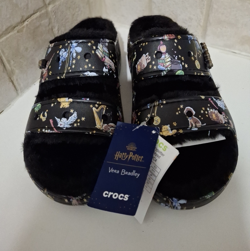 Crocs Harry Potter Limited Edition Slide Sandals Size 11
